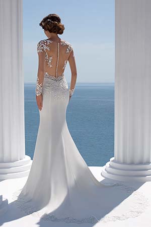 Mark Lesley Bridalwear Wedding Dress 7330. See it at Special Days Brides in Kirkcaldy Fife