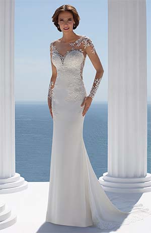 Mark Lesley Bridalwear Wedding Dress 7330. See it at Special Days Brides in Kirkcaldy Fife